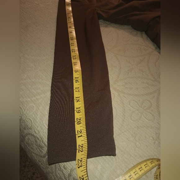Grace Karin Chocolate Brown Wrap Blouse SZM/L - Picture 4 of 6